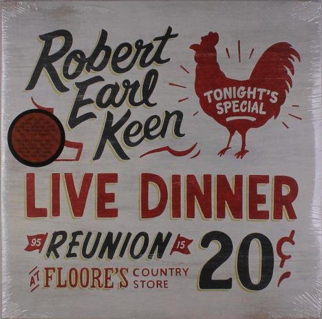 Robert Earl Keen: Live Dinner Reunion (20th Anniversary), 2 LPs