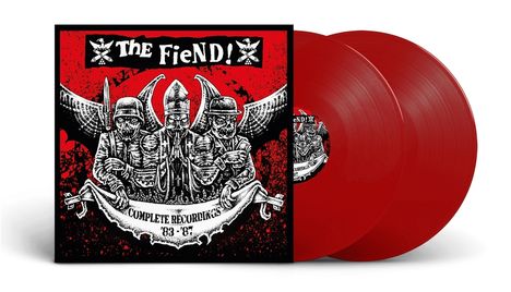 The Fiend: Complete Recordings 1983-1987 (Red Vinyl), 2 LPs