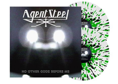 Agent Steel: No Other Godz Before Me (Limited Edition) (Green/Black/White Splatter Vinyl), 2 LPs