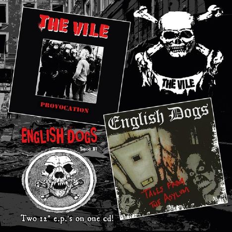 English Dogs: Tales From The Asylum / The Vile: Provocation, CD