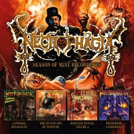 Necrophagia: Season of Mist Recordings (4CD), 4 CDs