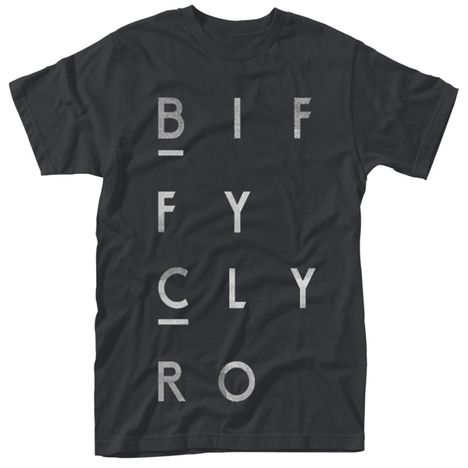 Biffy Clyro: Blocks Logo [Black,M], T-Shirt