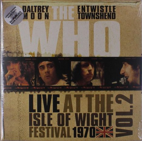 The Who: Live At The Isle Of Wight Festival 1970 Vol. 2 (Limited-Edition) (White Vinyl), LP