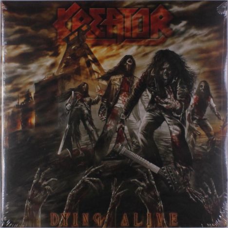 Kreator: Dying Alive (Clear W/ Red And Orange Splatter Vinyl), 2 LPs