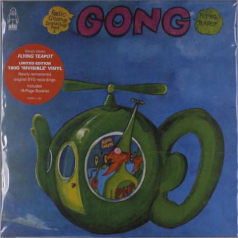 Gong: Flying Teapot (remastered) (180g) (Limited-Edition) (Clear Vinyl), LP