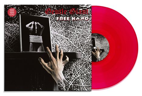 Gentle Giant: Free Hand (Steven Wilson 2021 Remix + Original Flat Mix) (180g) (Limited Edition) (Red Transparent Vinyl) (in Deutschland/Österreich/Schweiz exklusiv für jpc!), 2 LPs