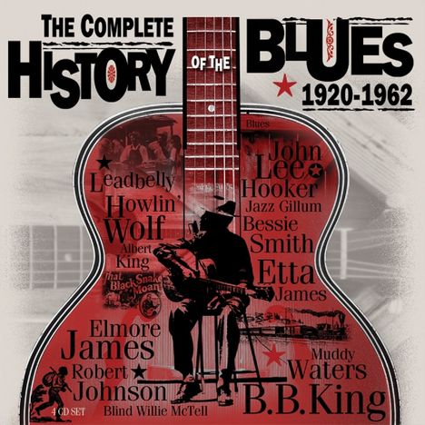 The Complete History Of Blues 1920 - 1962, 4 CDs