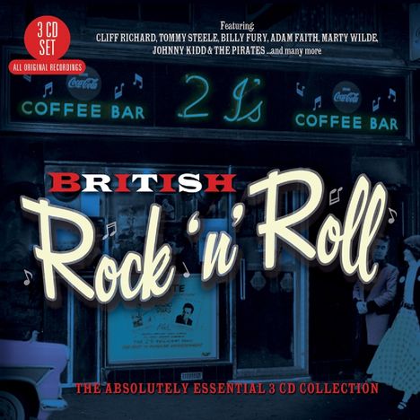 British Rock 'n' Roll: The Absolutely Essential Collection, 3 CDs