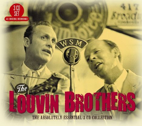 The Louvin Brothers: The Absolutely Essential 3 CD Collection, 3 CDs