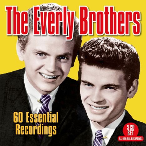 The Everly Brothers: 60 Essential Recordings, 3 CDs