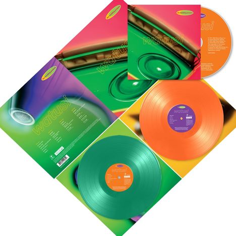 The Wedding Present: Watusi (30th Anniversary) (Deluxe Edition) (180g) (Green &amp; Orange Vinyl), 2 LPs und 1 CD