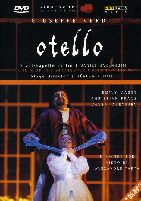 Giuseppe Verdi (1813-1901): Otello, DVD