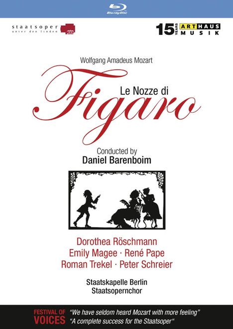 Wolfgang Amadeus Mozart (1756-1791): Die Hochzeit des Figaro (mit Arthaus-Katalog 2015/2016), Blu-ray Disc