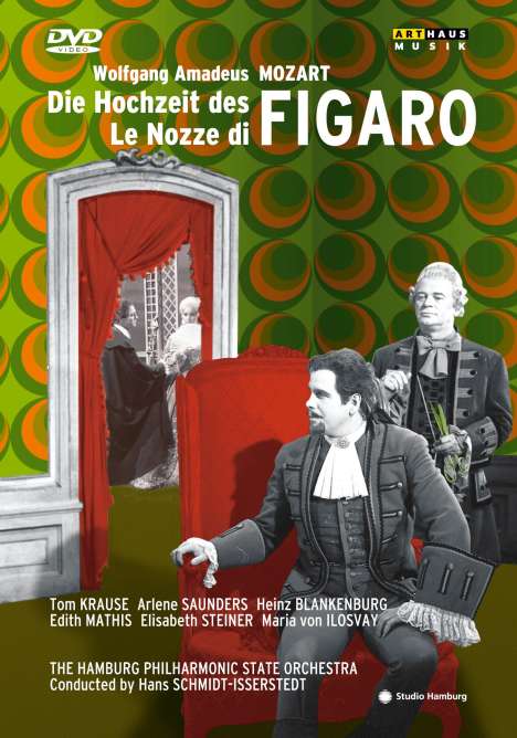 Wolfgang Amadeus Mozart (1756-1791): Die Hochzeit des Figaro (in dt.Spr.), DVD