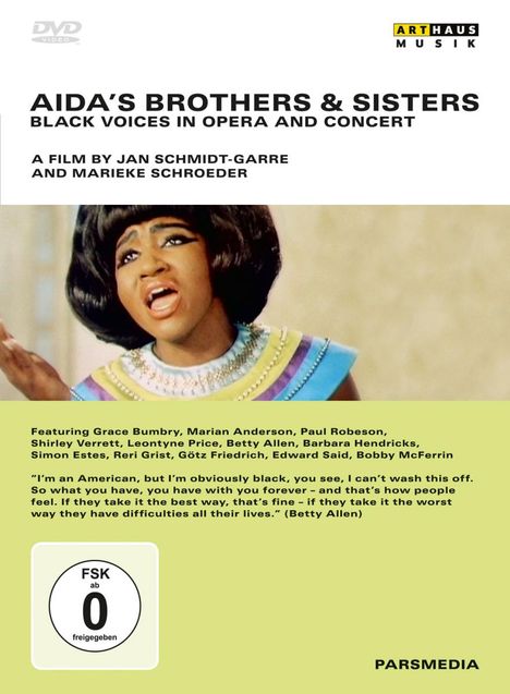 Aida's Brothers &amp; Sisters - Black Voices in Opera &amp; Concert, DVD
