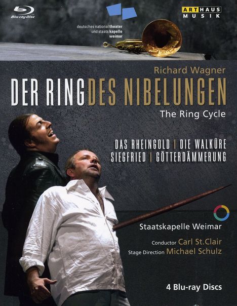 Richard Wagner (1813-1883): Der Ring des Nibelungen, 4 Blu-ray Discs