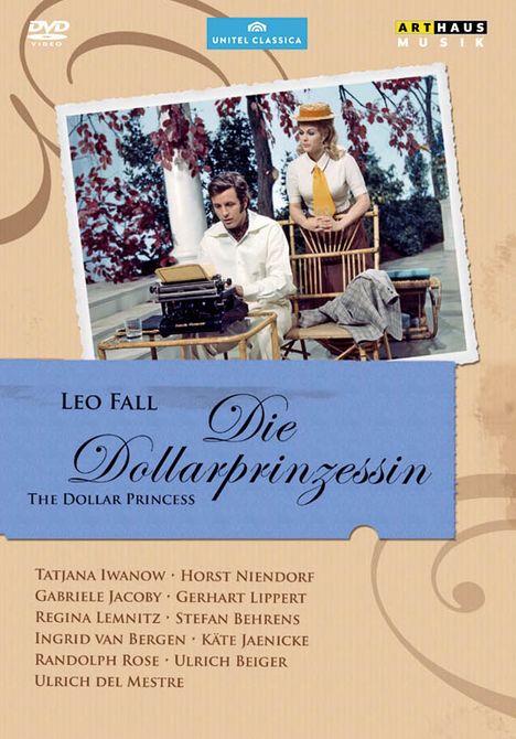 Leo Fall (1873-1925): Die Dollarprinzessin (Operettenverfilmung), DVD