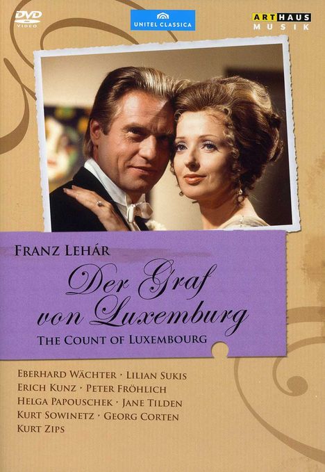 Franz Lehar (1870-1948): Der Graf von Luxemburg (Operettenfilm), DVD