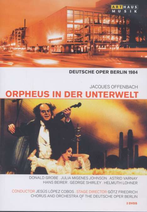Jacques Offenbach (1819-1880): Orpheus in der Unterwelt (in deutscher Sprache), 2 DVDs