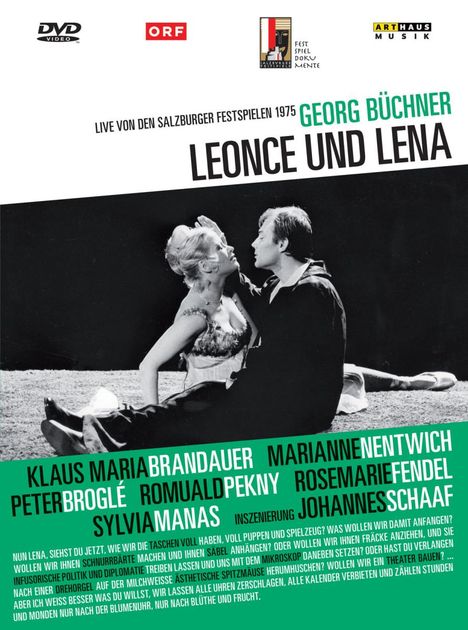Leonce und Lena (Salzburger Festspiele 1975), DVD