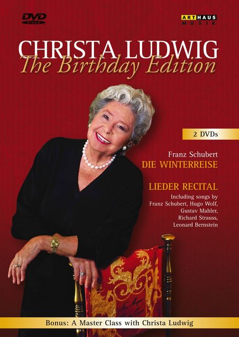 Christa Ludwig zum 80.Geburtstag - The Birthday Edition, 2 DVDs