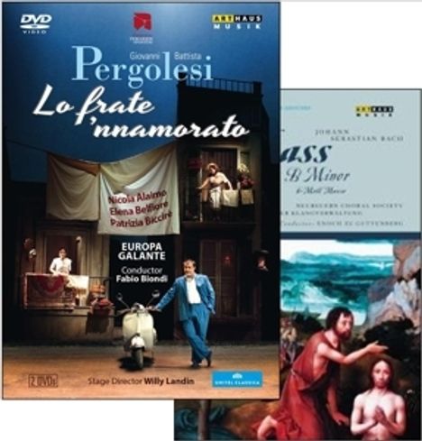 Giovanni Battista Pergolesi (1710-1736): Lo Frate 'nnammurato, 3 DVDs