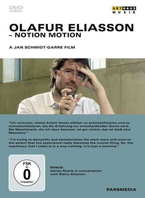 Arthaus Music Documentary: Olafur Eliasson, DVD