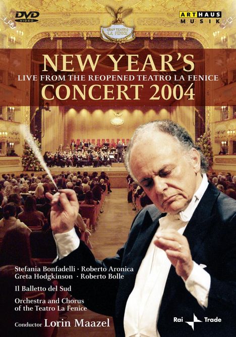 Neujahrskonzert 2004 (Teatro la Fenice) mit Lorin Maazel, DVD