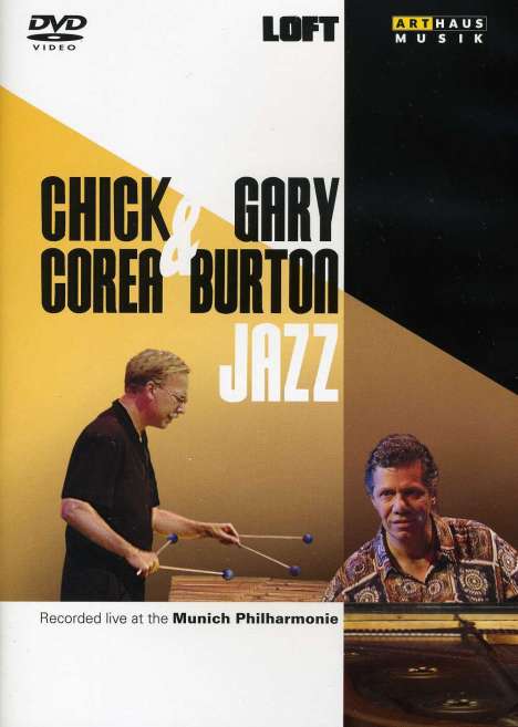 Chick Corea &amp; Gary Burton: Jazz: Live At The Munich Philharmonie 1997, DVD