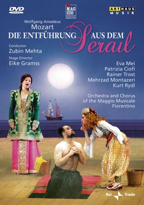 Wolfgang Amadeus Mozart (1756-1791): Die Entführung aus dem Serail, DVD