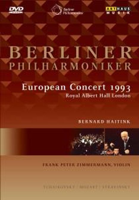 Berliner Philharmoniker - Europakonzert 1993 (London), DVD