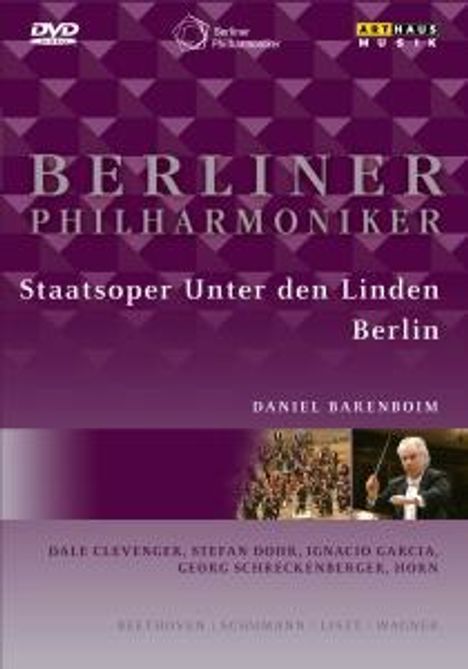 Berliner Philharmoniker - Staatsoper Unter den Linden 1998, DVD