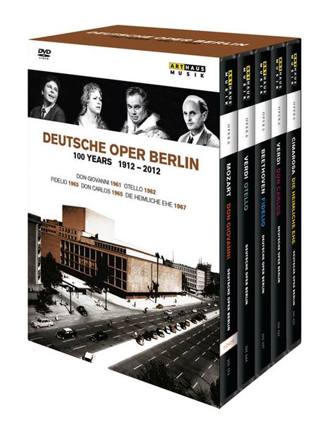 Deutsche Oper Berlin - 100 Jahre (1912-2012), 6 DVDs