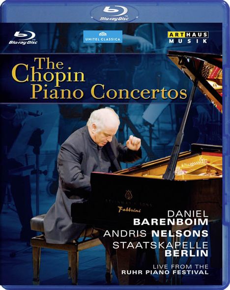 Frederic Chopin (1810-1849): Klavierkonzerte Nr.1 &amp; 2, Blu-ray Disc