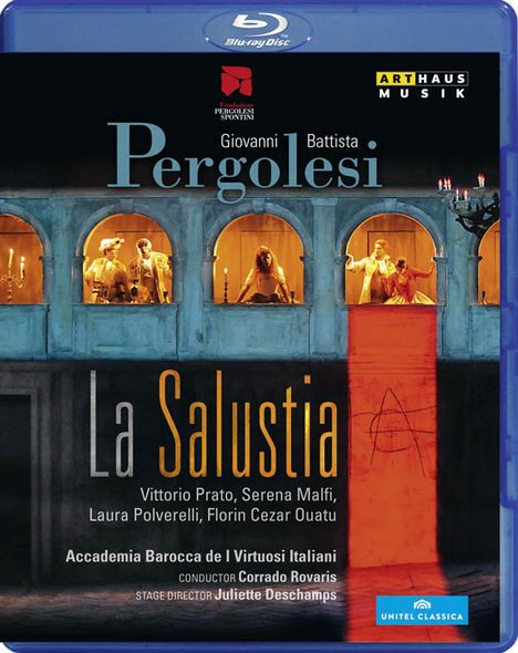 Giovanni Battista Pergolesi (1710-1736): La Salustia, Blu-ray Disc