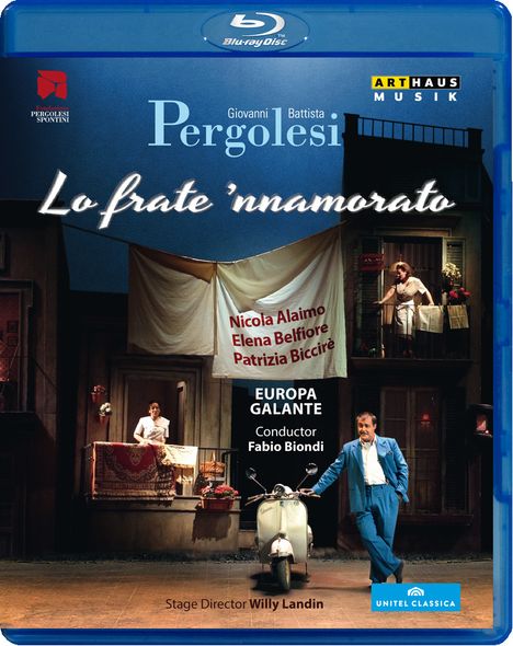 Giovanni Battista Pergolesi (1710-1736): Lo Frate 'nnammurato, Blu-ray Disc