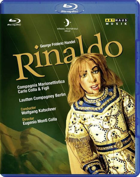 Georg Friedrich Händel (1685-1759): Rinaldo (Marionettentheater), 1 Blu-ray Disc und 2 CDs