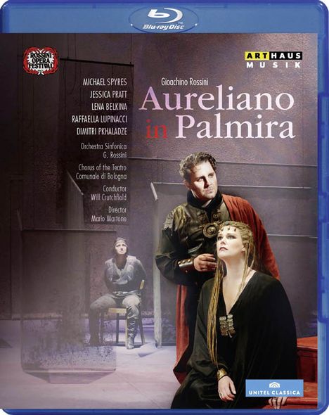 Gioacchino Rossini (1792-1868): Aureliano in Palmira, Blu-ray Disc