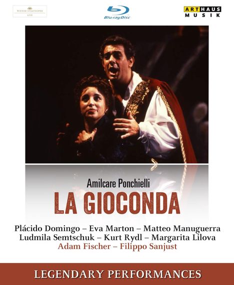 Amilcare Ponchielli (1834-1886): La Gioconda, Blu-ray Disc