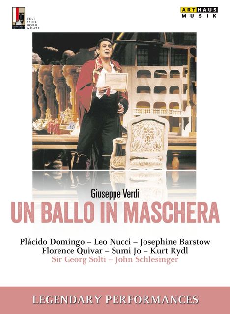 Giuseppe Verdi (1813-1901): Un Ballo in Maschera, DVD