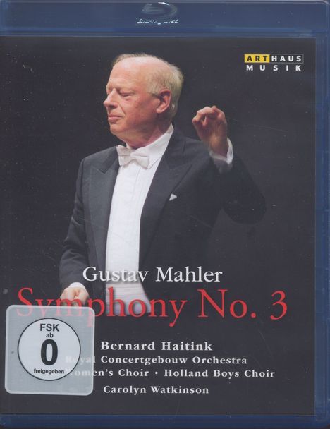 Gustav Mahler (1860-1911): Symphonie Nr.3, Blu-ray Disc