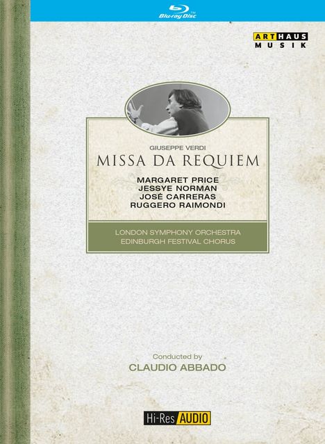 Giuseppe Verdi (1813-1901): Requiem, Blu-ray Disc