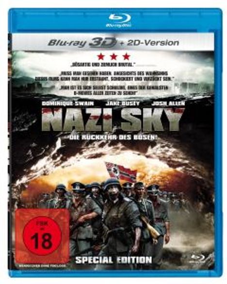 Nazi Sky - Die Rückkehr des Bösen (3D Blu-ray), Blu-ray Disc