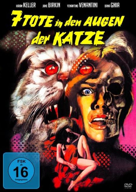 Sieben Tote in den Augen der Katze, DVD