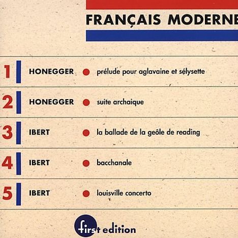 Francais Moderne Vol.1, CD