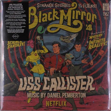 Daniel Pemberton: Filmmusik: Black Mirror: USS Callister (O.S.T.) (Limited-Edition) (Red Vinyl), 2 LPs