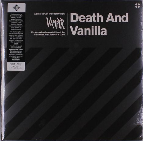 Death And Vanilla: Vampyr (Black &amp; White Marble Vinyl), 2 LPs