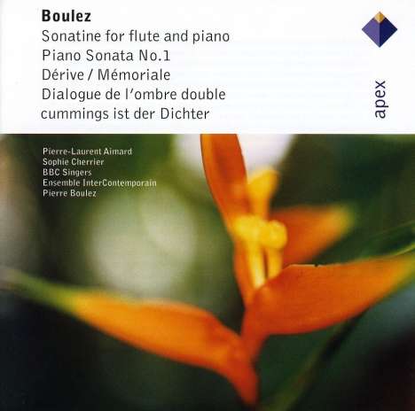 Pierre Boulez (1925-2016): Klaviersonate Nr.1, CD