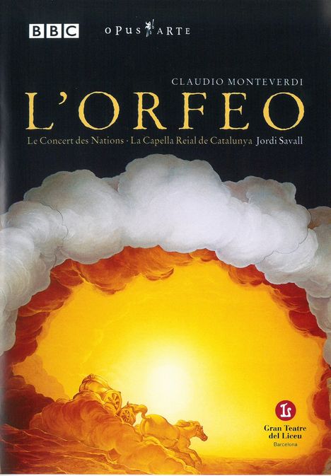 Claudio Monteverdi (1567-1643): L'Orfeo, DVD