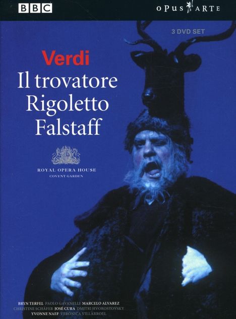 Giuseppe Verdi (1813-1901): 3 Operngesamtaufnahmen, 3 DVDs